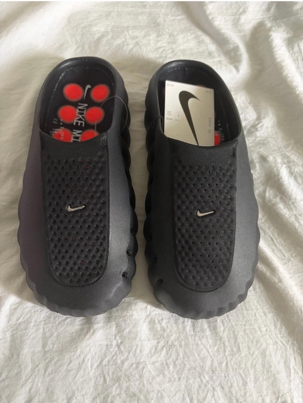 Nike Mind 001 Black Chrome Men’s Slides Shoes Size 8 NWT